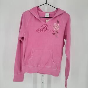 Bellagio Hotel Las Vegas Womens Sz S Pullover Hoodie Pink NEW